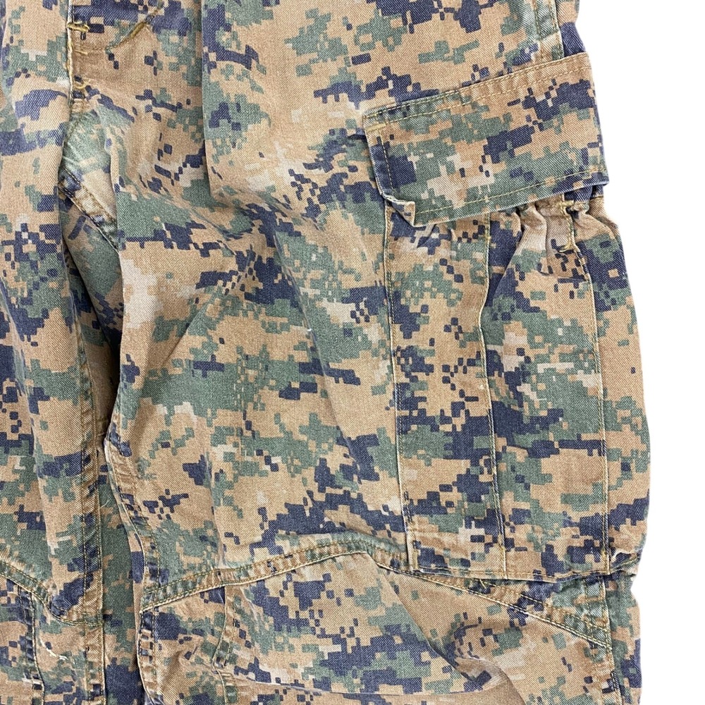 USMC FROG Woodland MARPAT Combat Trousers Mens M-R Green‎ Camo USA Military - Picture 5 of 14